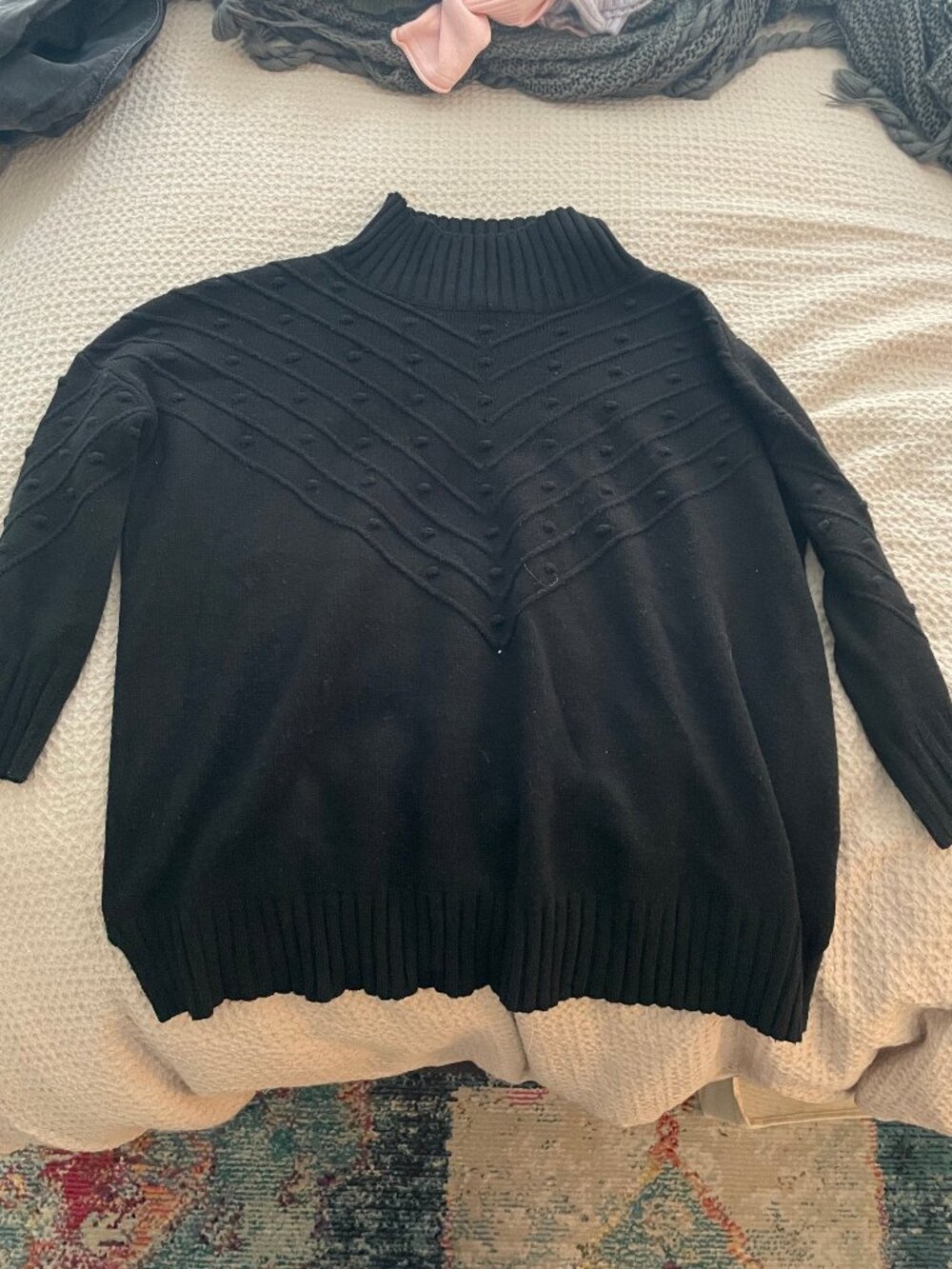 French Connection Black sweater